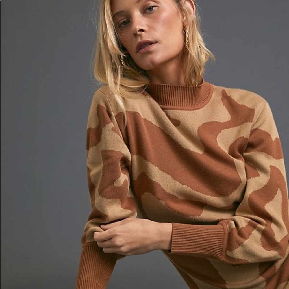 Anthropologie Charlize Midi Sweater Dress